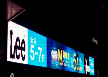 Cina HD Waterproof Large Led Advertising Screens dengan Wide View Angle Energy Saving pemasok