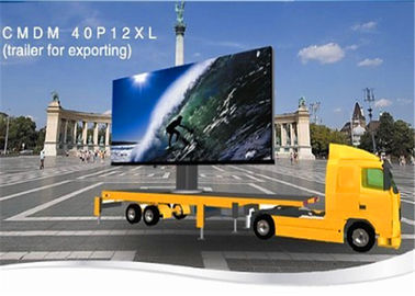 Cina Full Color Truck Mounted Billboard Mobile LED Untuk Pertunjukan Outdoor Advertising pemasok
