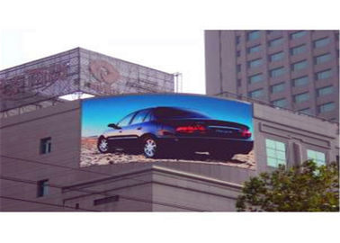 Cina Dinding Video Layar LED P10 yang besar melengkung untuk tampilan latar belakang periklanan / panggung pemasok