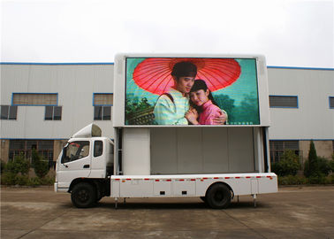 Cina IP68 Truck Mounted LED Display Rental, Layar Led Mobile Pada Truk Dan Trailer pemasok