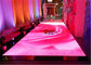 Full Color P9mm LED Stage Floor, LED Light Up Dance Floor Ubin Untuk Pesta Pernikahan pemasok